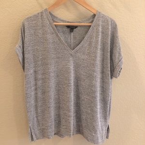 Grey Luxespun Oversized Tunic Top